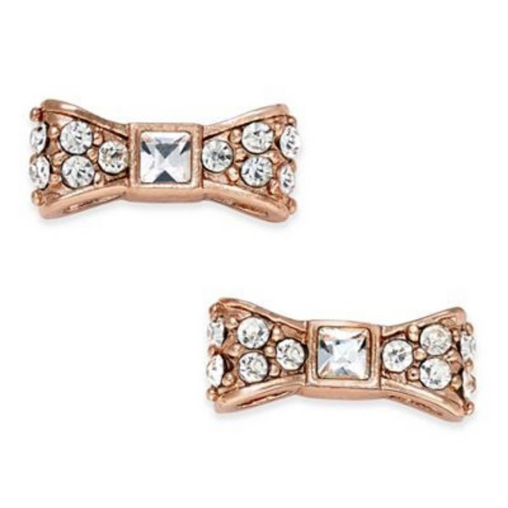 KATE SPADE Pave Bow Earrings - Picture 3 of 3